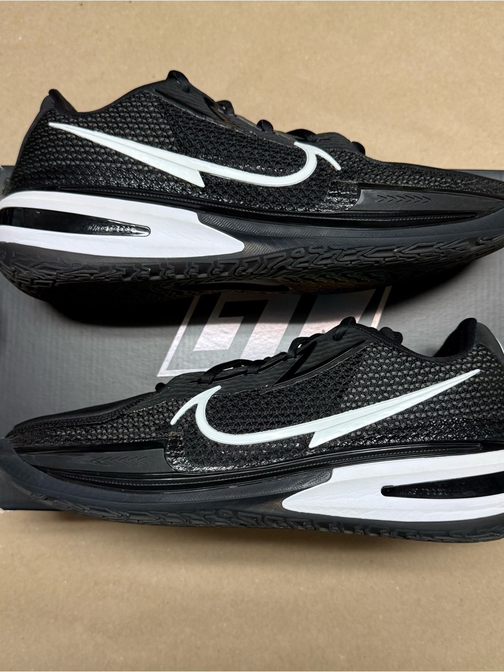 Nike Air Zoom GT Cut TB Black White Men’s size 13 basketball shoes Rare!